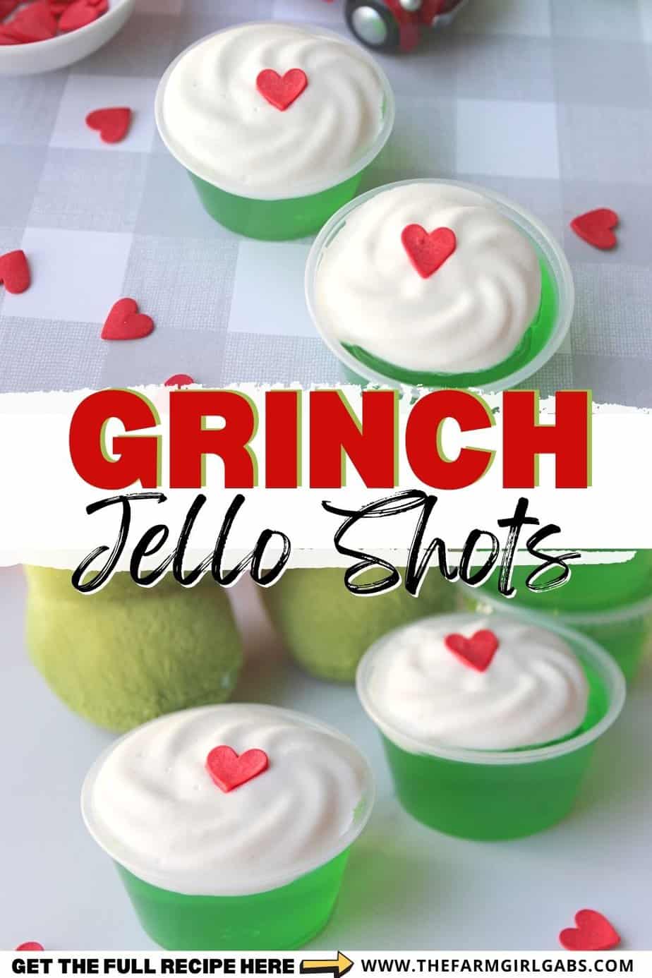 Grinch Jello Shots - The Farm Girl Gabs®