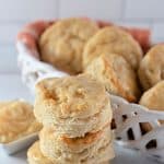 When craving light and fluffy biscuits, give this Honey Butter Biscuits recipe a try. They have the perfect taste and texture, pairing perfectly with all kinds of flavorful meals. These soft and flaky buttermilk biscuits are brushed with homemade honey butter.