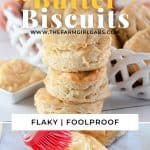 When craving light and fluffy biscuits, give this Honey Butter Biscuits recipe a try. They have the perfect taste and texture, pairing perfectly with all kinds of flavorful meals. These soft and flaky buttermilk biscuits are brushed with homemade honey butter.