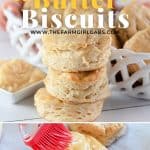 When craving light and fluffy biscuits, give this Honey Butter Biscuits recipe a try. They have the perfect taste and texture, pairing perfectly with all kinds of flavorful meals. These soft and flaky buttermilk biscuits are brushed with homemade honey butter.