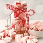 These Peppermint Marshmallows are simple to make and delicious to consume. Holiday treats are so easy to do thanks to this recipe. This homemade marshmallow recipes is a perfect DIY gift idea for the holidays. Wrap them up with a mug and a packet of hot chocolate for an easy food gift idea.