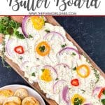 Butter boards are a new rage. You simply spread butter on a board and from there, you can add flavorings, seasonings, or dip whatever you'd like into the butter. You've heard of the charcuterie board, but this butter board is changing the appetizer scene. Learn how to make a butter board.