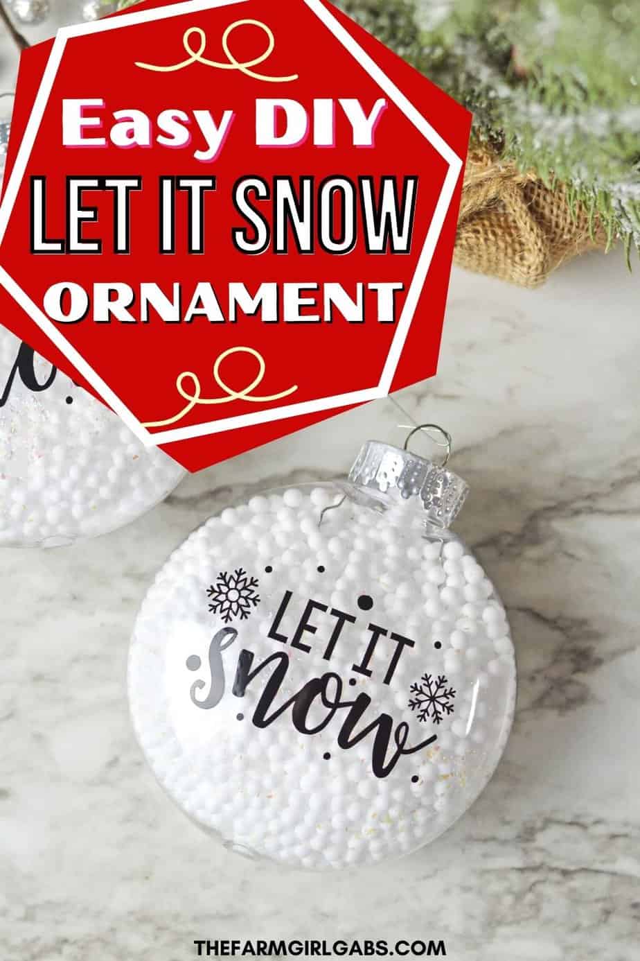 Let it Snow Ornament - The Farm Girl Gabs®