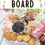 Gather everything you could possibly need to prepare the most flavorful cup of hot cocoa with this festive Hot Cocoa Board. It’s perfect for hosting friends and family for the holiday season!