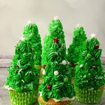 Christmas Tree Cupcakes