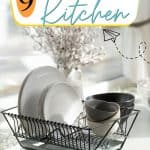 The kitchen is the heart of the home. Keeping it organized is key. Ready to get started? Check out these easy Kitchen Organization Ideas. Be sure to also download the free home organization printable. These easy organization hacks will help you organize your home.