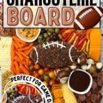 Host your family and friends over for the big game and serve this tasty and fun Football Charcuterie. It’s easy to assemble, contains lots of flavorful ingredients, and will be a huge hit at your game day party.