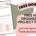 The kitchen is the heart of the home. Keeping it organized is key. Ready to get started? Check out these easy Kitchen Organization Ideas. Be sure to also download the free home organization printable. These easy organization hacks will help you organize your home.