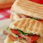Skip the traditional ham and cheese and make a more fulfilling meal with these Pesto Chicken Sandwiches. Made with chicken, cheese, and tomatoes, you will love the taste of this flavorful sandwich.