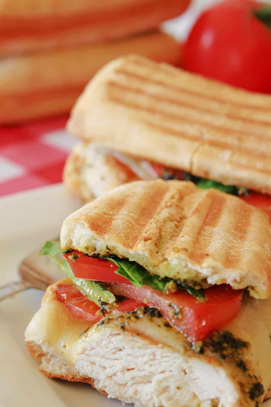 Pesto Chicken Sandwiches - The Farm Girl Gabs®