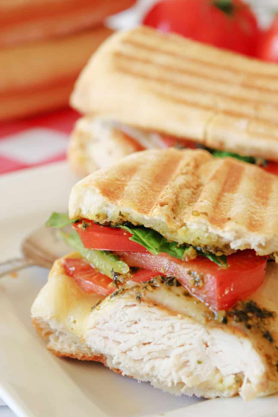 Pesto Chicken Sandwiches - The Farm Girl Gabs®