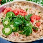 Searching for an easy dip recipe that is a real crowd-pleaser? This 3 Ingredient Rotel Sausage Dip recipe is loaded with zesty flavor, and is the perfect appetizer for any occasion