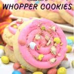 Enjoy a sweet holiday treat with these flavorful Copycat Crumbl Easter Whopper Cookies. From the bright pink frosting to their slightly soft texture, these cookies are sure to put a smile on your face!