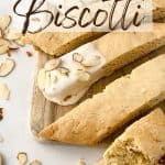 Whip up this easy Blondie Biscotti recipe from scratch and have a sweet, tasty treat to enjoy with your morning coffee or hot tea. The biscotti has the perfect crisp texture with added almond slivers for extra flavor.