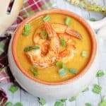 Enjoy a wholesome bowl of sweet and savory Cajun Sweet Potato Soup. This hearty soup recipe is loaded with flavor and fresh ingredients, sure to keep you warm and full!