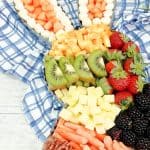 You can't go wrong making this Bunny Charcuterie Board. You'll love how adorable it turns out! This charcuterie board is an easy appetizer idea for your Easter Dinner menu.