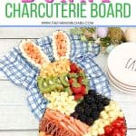 You can't go wrong making this Bunny Charcuterie Board. You'll love how adorable it turns out! This charcuterie board is an easy appetizer idea for your Easter Dinner menu.