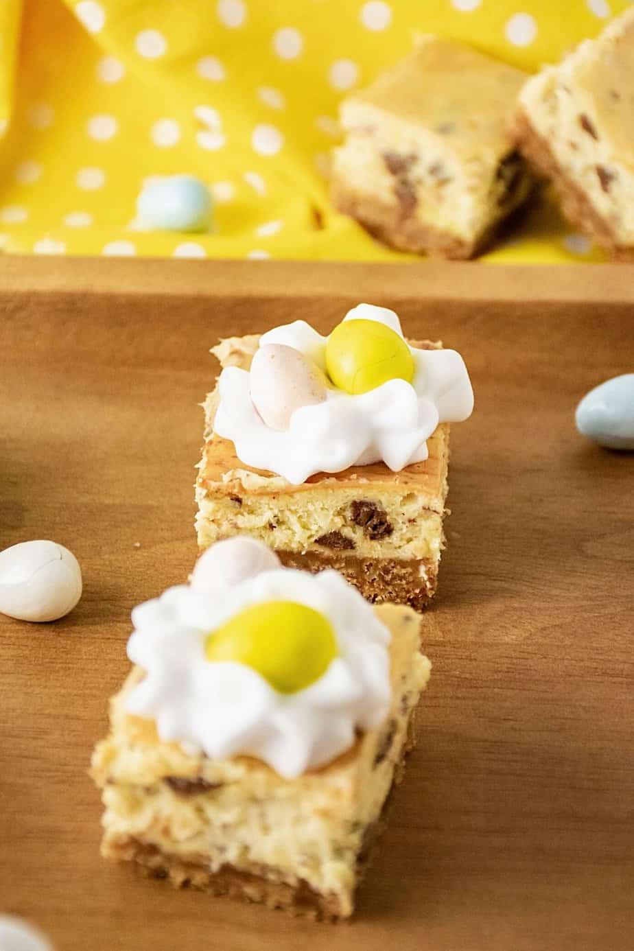 Mini Egg Cheesecake Bars - The Farm Girl Gabs®