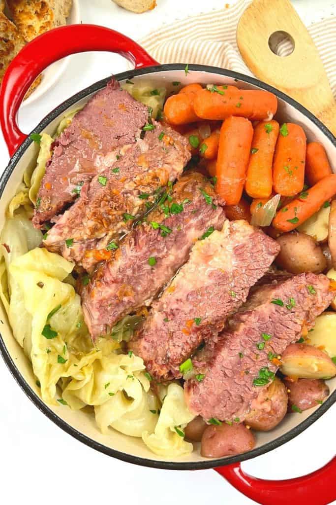 Craving a wholesome, flavorful meal to celebrate St. Patrick's Day? If so, give this tasty Dutch Oven Corned Beef and Cabbage recipe a try because it’s both simple and super delicious.