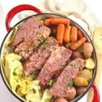 Craving a wholesome, flavorful meal to celebrate St. Patrick's Day? If so, give this tasty Dutch Oven Corned Beef and Cabbage recipe a try because it’s both simple and super delicious.
