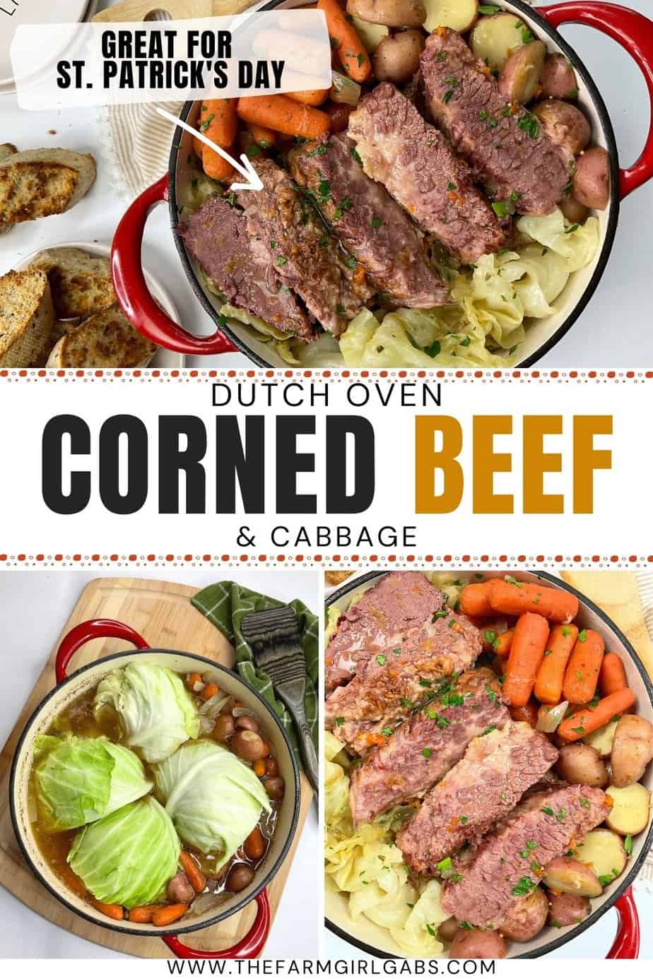 Dutch Oven Corned Beef And Cabbage The Farm Girl Gabs®