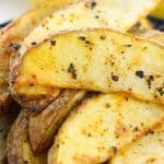 Lemon Pepper Potato Wedges are literally the perfect side for any meal. They are quick, easy, and so tasty! Your family will love this easy potato recipe!
