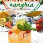 Who says you need to visit the bar for fresh, flavorful adult-friendly beverages? Learn how to easily prepare an incredible White Wine Sangria in no time with this simple, stress-free recipe. This is an easy summer drink recipe.