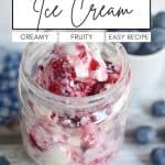 Combine the sweet taste of two desserts when preparing this delicious Homemade Blueberry Pie Ice Cream. It's sweet, loaded with flavor, and perfect as an after-dinner treat.