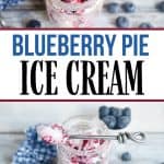 Combine the sweet taste of two desserts when preparing this delicious Homemade Blueberry Pie Ice Cream. It's sweet, loaded with flavor, and perfect as an after-dinner treat.