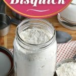 Ditch the boxed stuff and make this Homemade Bisquick Mix from scratch with just four ingredients. Once you have the mix, you can use it to prepare pancakes, muffins, biscuits, and so much more.
