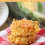 These Corn and Zucchini Fritters are light and crispy with just the right amount of cornmeal crunch. Perfect for the wonderful summer corn and zucchini now in season.