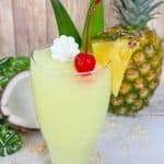 Nothing says summer quite like the Classic Pina Colada. Prepare this tasty beverage with a handful of ingredients and have it ready to enjoy, whether poolside, hanging out on the beach, or even at home with your family.
