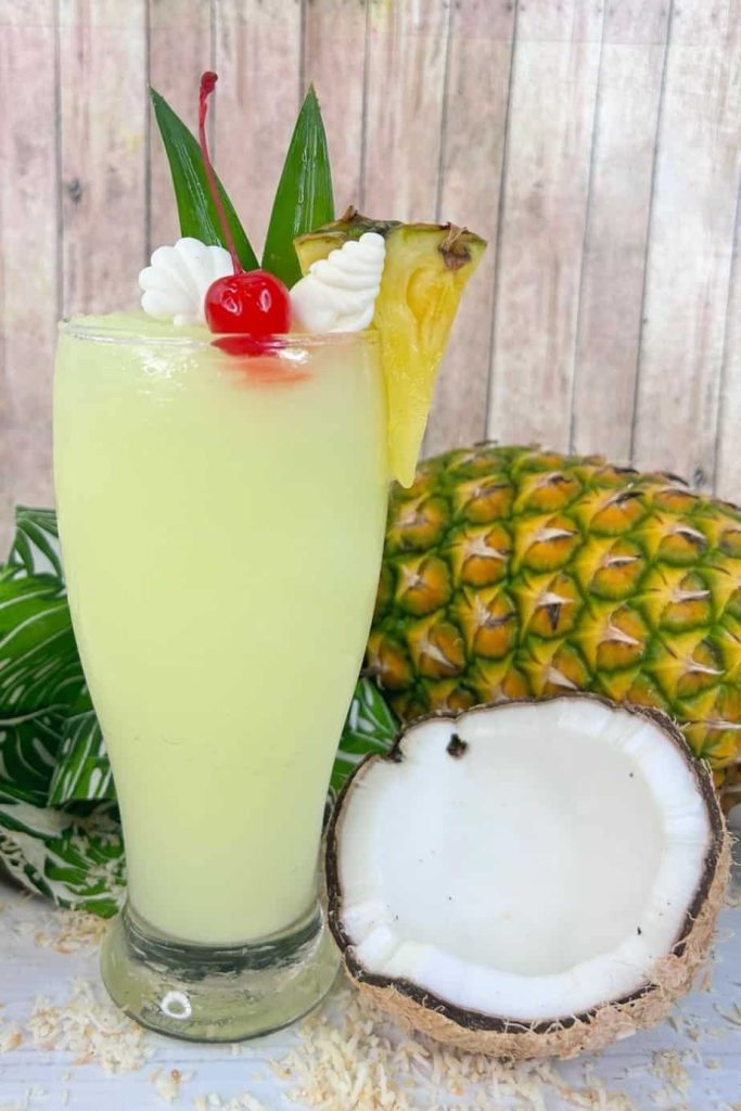 Nothing says summer quite like the Classic Pina Colada. Prepare this tasty beverage with a handful of ingredients and have it ready to enjoy, whether poolside, hanging out on the beach, or even at home with your family.