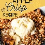 Nothing screams fall like an easy apple dessert. If you're one of those people looking for new recipes to test out, this Cast Iron Apple Crisp won't disappoint you. Prepared with flavorful ingredients like granny smith apples, cinnamon, brown sugar, nutmeg, and more, it won't take long for you to assemble this delicious dessert.