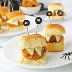 Whether you're hosting a Halloween party or simply want to make a fun and flavorful snack for the kiddos for such an exciting day, these Halloween Sliders are the perfect choice for some frightfully fantastic food!