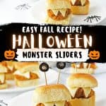 Whether you're hosting a Halloween party or simply want to make a fun and flavorful snack for the kiddos for such an exciting day, these Halloween Sliders are the perfect choice for some frightfully fantastic food!