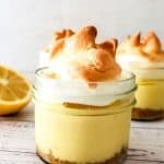 Take a timeless dessert and make it in a simple, mess-free way with this Lemon Meringue Pie Jar recipe. It’s fun to prepare this delicious pie-in-a-jar recipe! When you’re craving something sweet and looking for something different to make than your usual go-to recipes, give this recipe a try!