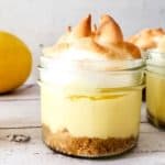 Take a timeless dessert and make it in a simple, mess-free way with this Lemon Meringue Pie Jar recipe. It’s fun to prepare this delicious pie-in-a-jar recipe! When you’re craving something sweet and looking for something different to make than your usual go-to recipes, give this recipe a try!