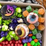 Sisters, I smell CHILDREN! Are you a fan of the Halloween classic, Hocus Pocus? This kid-friendly movie is the perfect flick to watch with the family while snacking on this easy-to-prepare Hocus Pocus Candy Charcuterie Board.