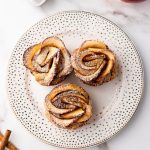 Hello, apple season! Are you looking for fun ways to get creative in the kitchen while making treats that taste as good as they look? If so, try this recipe for Puff Pastry Apple Roses. Not only are they super fun to make, but they look amazing and taste even better. This easy apple recipe is perfect for fall.