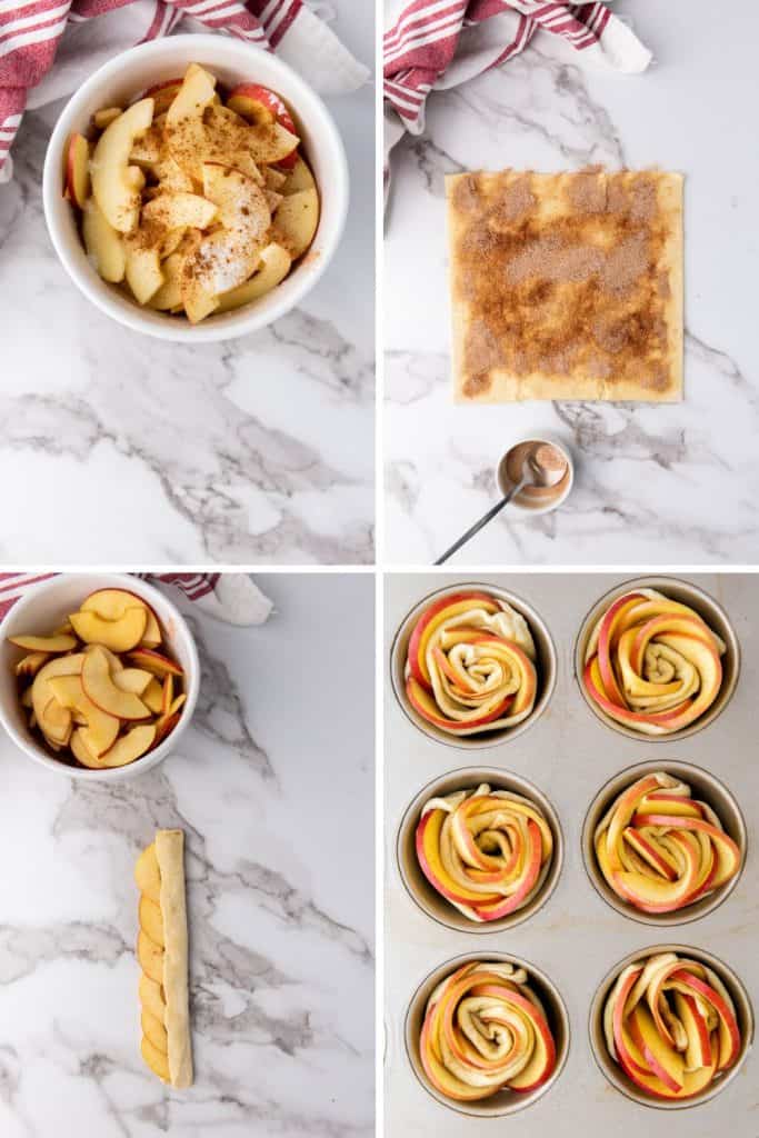 Hello, apple season! Are you looking for fun ways to get creative in the kitchen while making treats that taste as good as they look? If so, try this recipe for Puff Pastry Apple Roses. Not only are they super fun to make, but they look amazing and taste even better. This easy apple recipe is perfect for fall.