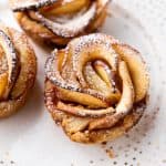 Hello, apple season! Are you looking for fun ways to get creative in the kitchen while making treats that taste as good as they look? If so, try this recipe for Puff Pastry Apple Roses. Not only are they super fun to make, but they look amazing and taste even better. This easy apple recipe is perfect for fall.