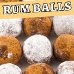 This easy rum balls recipe is part nostalgia and part holiday tradition. These rum balls are a blend of liquor, chocolate, walnuts and cookies, rolled together and coated in powdered sugar or cocoa. This easy no-bake recipe is a must for the holidays.