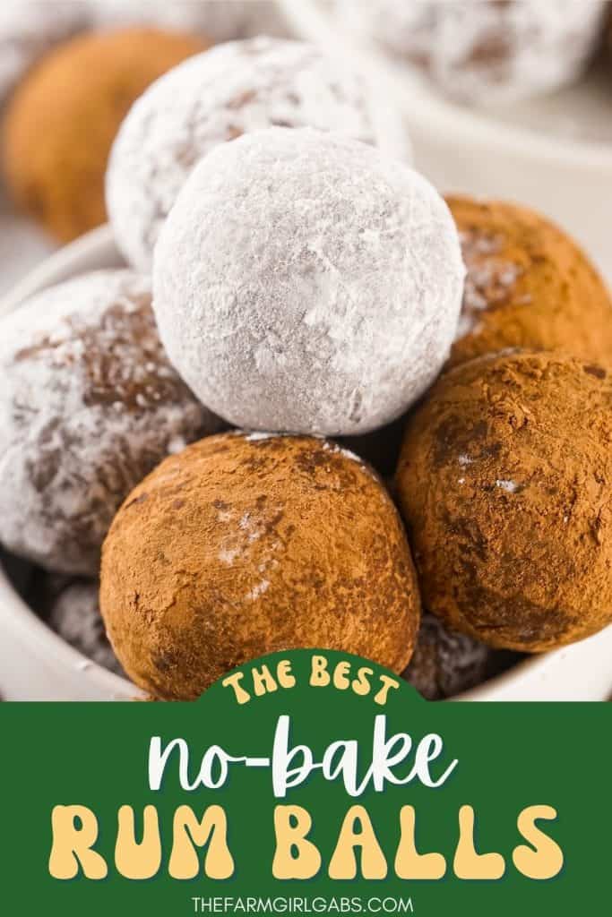 This easy rum balls recipe is part nostalgia and part holiday tradition. These rum balls are a blend of liquor, chocolate, walnuts and cookies, rolled together and coated in powdered sugar or cocoa. This easy no-bake recipe is a must for the holidays.