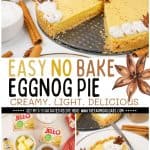 Welcome to the sweet side of the holiday season, where indulgence meets simplicity in a pie that's as delightful to make as it is to devour—our No-Bake Eggnog Pie. If you've ever wished for a shortcut to the rich, velvety goodness of classic eggnog in pie form, consider your dessert dreams answered.