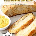 If you're anything like me, cheese and bread are two of your favorite things. But what if I told you it's possible to combine the two to make something incredible? With just five simple ingredients, this recipe for Artisan No-Knead Cheddar Bread proves that you certainly can have the best of both worlds!