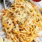 There is nothing more decadent than the taste of truffles, and these Air Fryer Parmesan Truffle Fries are nothing short of fantastic. Making them in an air fryer means you don’t need to use much oil to make them crispy and delicious. Guilt-free parmesan truffle fries? Yes, please!