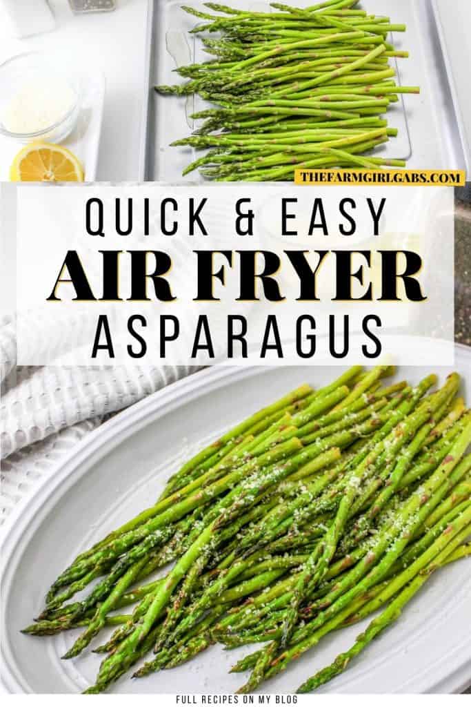If you’ve never made air fryer asparagus, you are missing out! This is an easy way to make delicious, crispy asparagus in no time at all!