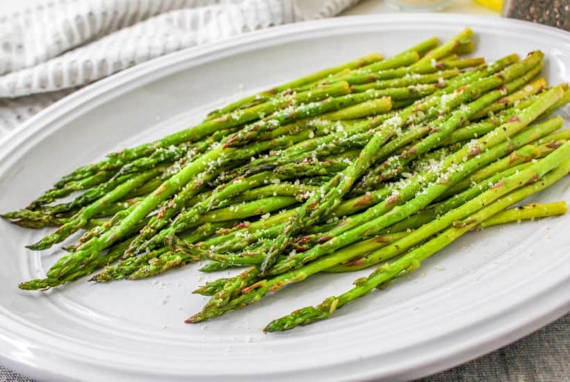 If you’ve never made air fryer asparagus, you are missing out! This is an easy way to make delicious, crispy asparagus in no time at all!