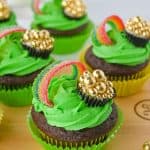 Bring the magic of the Irish to your dessert table with these whimsical Pot of Gold St. Patrick's Day Cupcakes! A delightful spin on classic chocolate cupcakes, these treats are sure to delight both kids and adults alike.